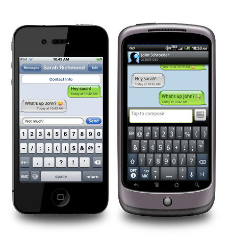 Cross platform messaging at your fingertips.